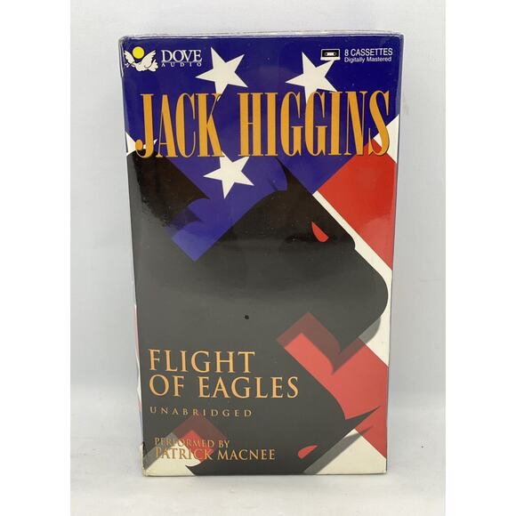 Jack Higgins - Flight of Eagles 8 Cassettes 1998 Unabridged Dove Audiobook New - Picture 1 of 2